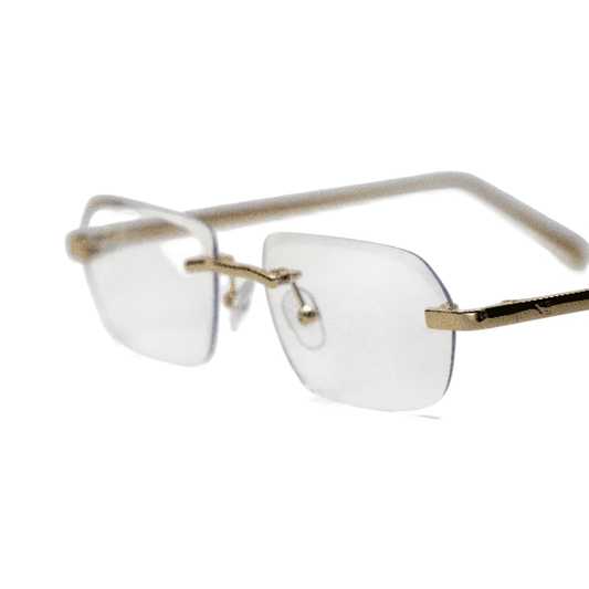 Gold OVO Transparent Sunglasses