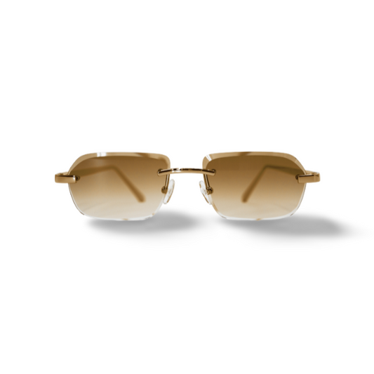 Gold OVO Brown Sunglasses