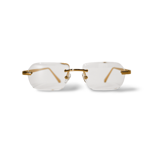 Gold OVO Transparent Sunglasses