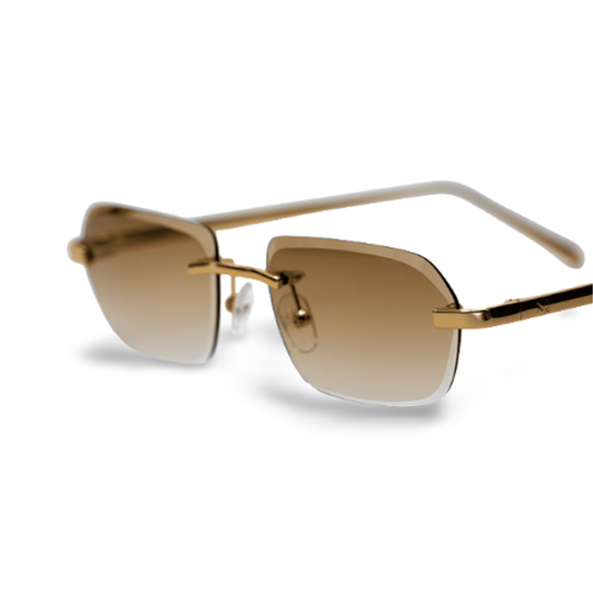 Gold OVO Brown Sunglasses