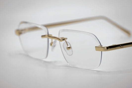 Gold OVO Transparent Zonnebril