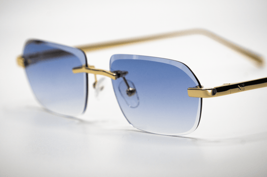 Gold OVO Blue Zonnebril