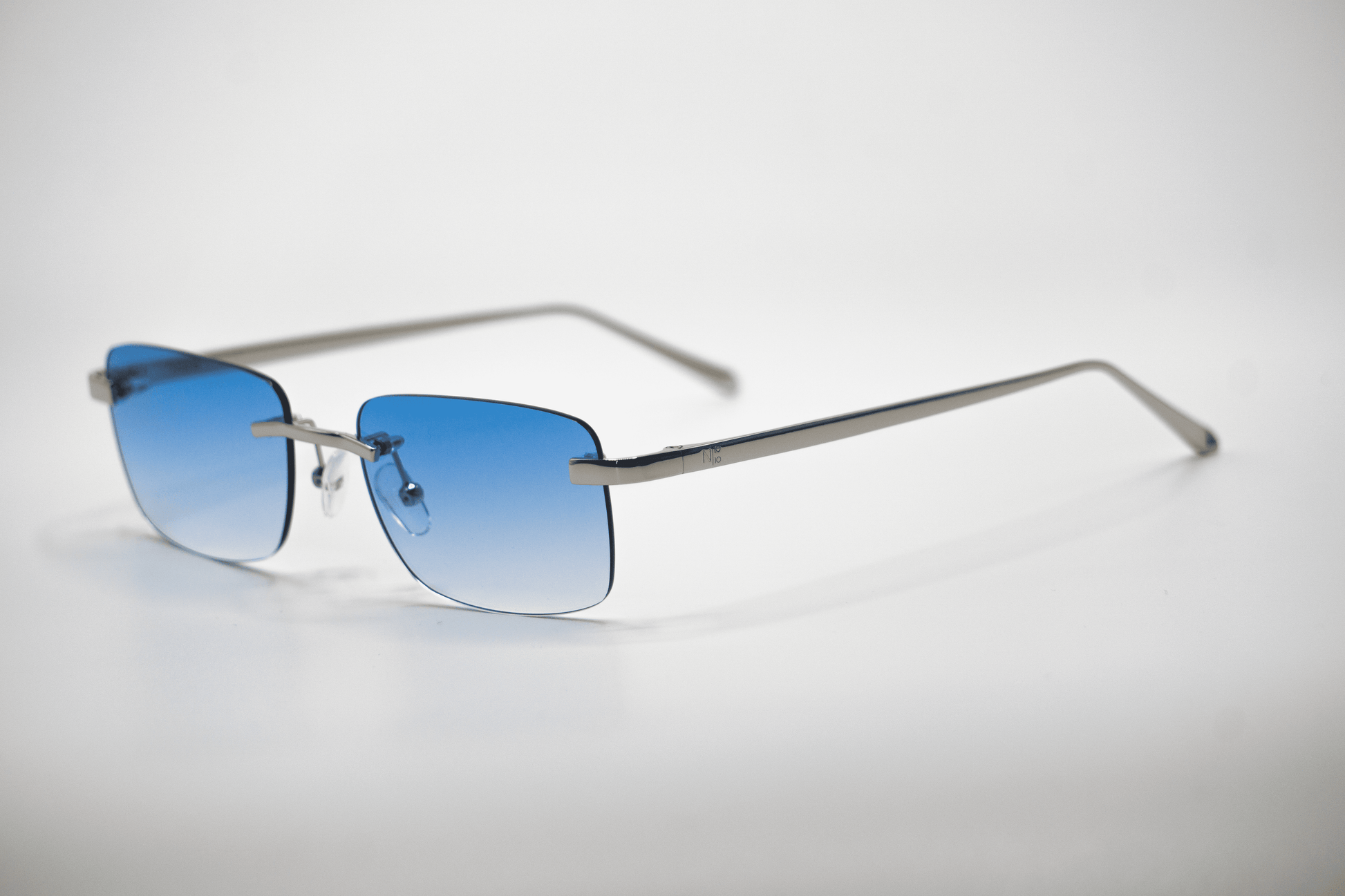 Silver Carré Blue Sonnenbrille