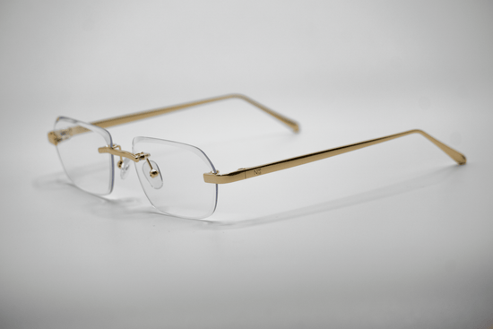 Gold OVO Transparent Sunglasses