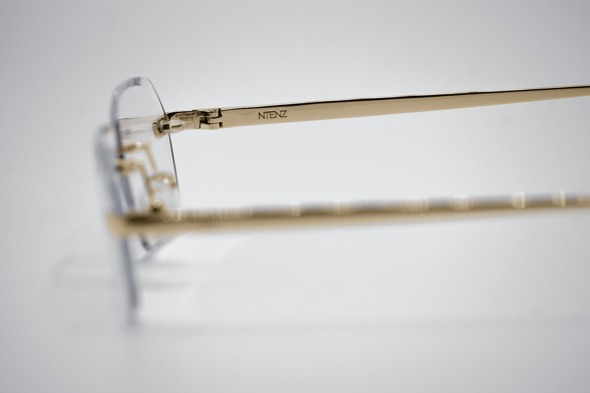 Gold OVO Transparent Sunglasses
