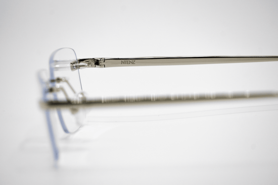 Silver Carré Transparent Sunglasses