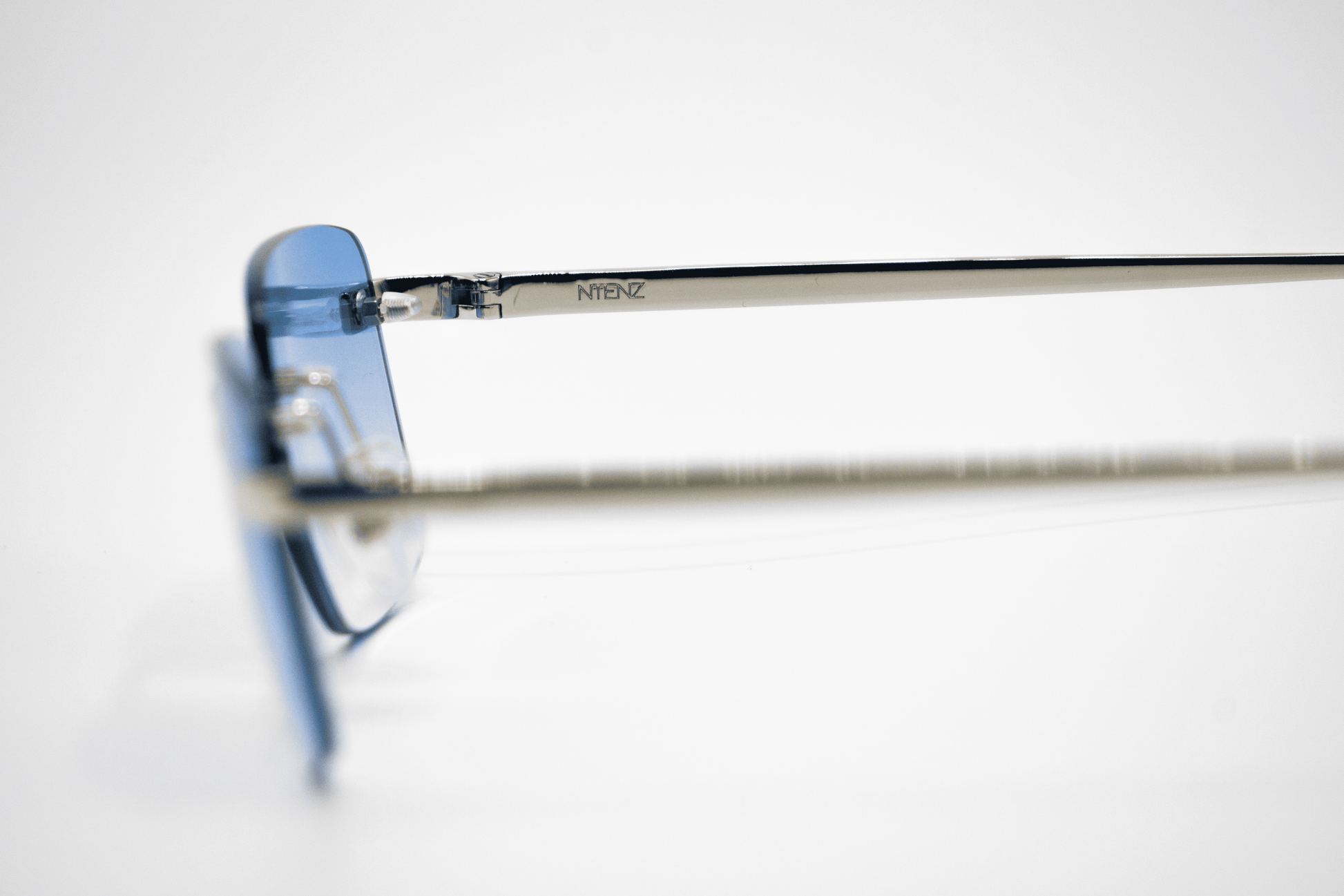 Silver Carré Blue Sonnenbrille