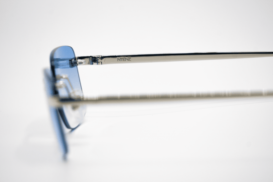 Silver Carré Blue Sonnenbrille