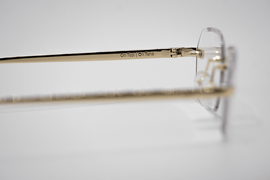 Gold OVO Transparent Sunglasses