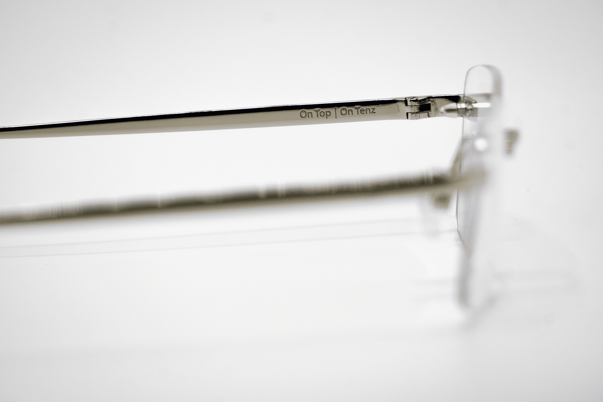 Silver Carré Transparent Sunglasses